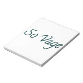 Bloc-note so vage (Tourné)