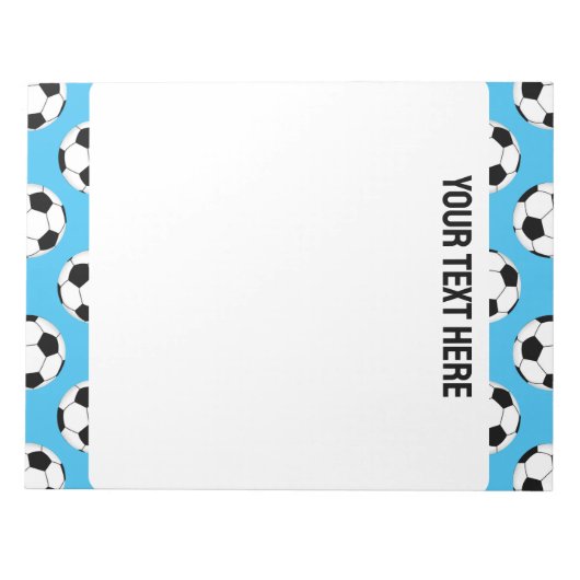 Bloc-note Soccer Ball Pattern (Devant)