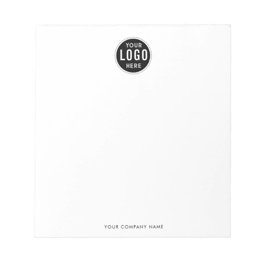 Bloc-note Société de nom de société de logo d'entreprise per (Devant)
