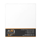 Bloc-note Société professionnelle de remorquage, service de  (Devant)