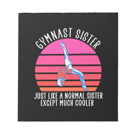 Bloc-note Soeur Gymnaste (Devant)