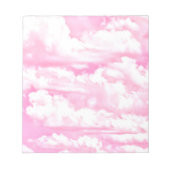 Bloc-note Soft Happy Rose Nuages Décor (Devant)