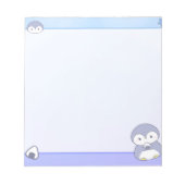 Bloc-note Soft Penguin Notepad | Cute Pastel Memo Pad (Devant)
