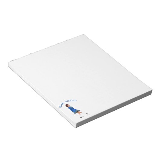 Bloc-note Soft Shoe Irish Dancer in Blue (Incliné)