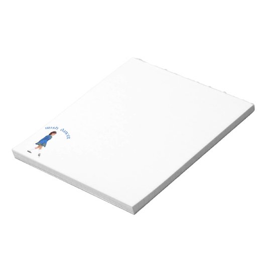 Bloc-note Soft Shoe Irish Dancer in Blue (Tourné)