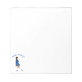 Bloc-note Soft Shoe Irish Dancer in Blue (Devant)