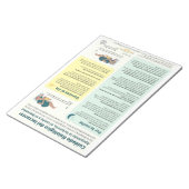 Bloc-note Soins physiologiques pour nourrissons (espagnol) (Incliné)