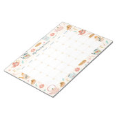 Bloc-note Soirée de thé du planificateur mensuel mignonne (Incliné)