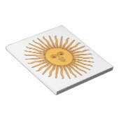 Bloc-note Soleil argentin (Incliné)