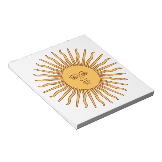 Bloc-note Soleil argentin (Incliné)