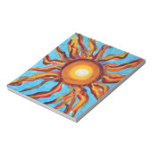 Bloc-note Soleil sauvage (Tourné)