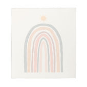 Bloc-note Soleil sur un arc-en-ciel (Devant)