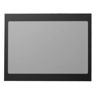 Bloc-note Something in Black to Customize if you choose