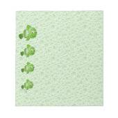 Bloc-note Somethings Fishy Green (Devant)