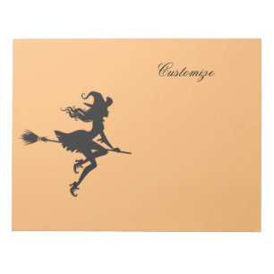 Bloc-note Sorcière Broom Halloween Thunder_Cove