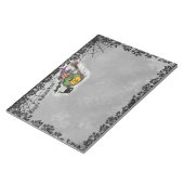 Bloc-note Sorcière, Chat, Chauve-souris et Citrouille, Bonne (Incliné)