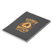 Bloc-note Sorcière de jeu Halloween Conception de jeu (Tourné)