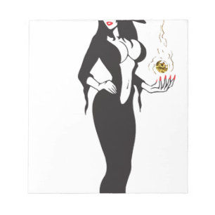 Bloc-note sorcière de l'ampli halloween