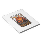 Bloc-note Sorcière de l'esprit de Noël Labrador Halloween Ma (Incliné)
