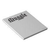 Bloc-note Sort Harry Potter | Moldu (Incliné)