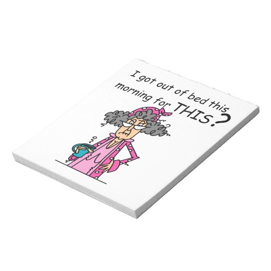 Bloc-note Sortir de l'humour de lit (Tourné)