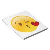 Bloc-note Souffle un baiser émoticônes émoticônes (Incliné)