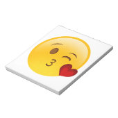 Bloc-note Souffle un baiser émoticônes émoticônes (Tourné)