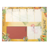 Bloc-note Soup Du Jour 7 Day Blank Meal Planner (Devant)