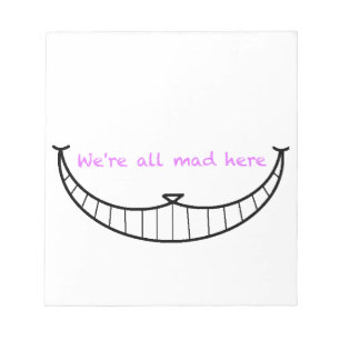 Bloc-note Sourire de chat de Cheshire