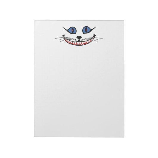 Bloc-note Sourire du Chat du Cheshire (Tourné)