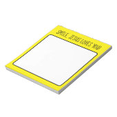 Bloc-note Sourire, Jésus vous aime Jaune Soleil Heureux (Tourné)