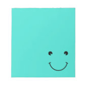 Bloc-note Sourire Turquoise (Devant)