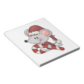 Bloc-note Souris de Noël avec du sucre de canne (Incliné)