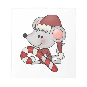 Bloc-note Souris de Noël avec du sucre de canne