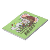 Bloc-note Souris de Noël décorant l'arbre (Tourné)