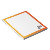 Bloc-note Souris orange jaune (Incliné)