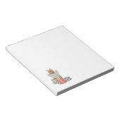 Bloc-note Souris sur mesure sur la boucle du fil (Incliné)