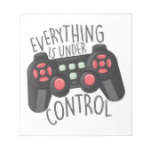 Bloc-note Sous contrôle (Devant)