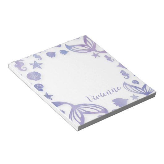 Bloc-note Sous la sirène de mer (Incliné)