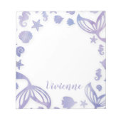 Bloc-note Sous la sirène de mer (Devant)