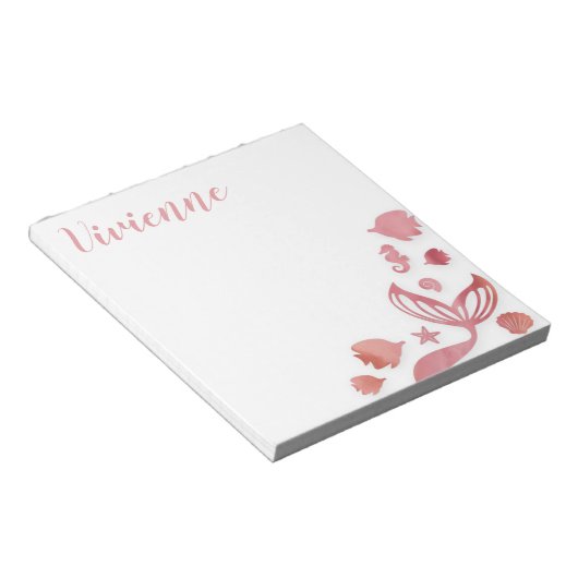 Bloc-note Sous la sirène de mer (Incliné)