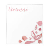 Bloc-note Sous la sirène de mer (Devant)