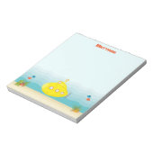 Bloc-note Sous-marin jaune profond (Tourné)