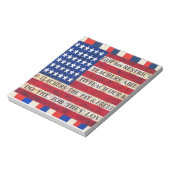 Bloc-note Soutenez et respectez nos enseignants! (Tourné)