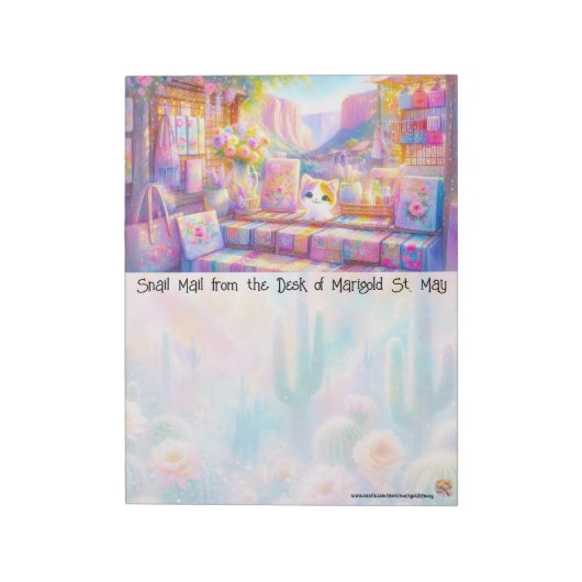 Bloc-note Southwest Cat Market Notepad (Tourné)