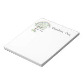 Bloc-note Souvenez-vous de l'attente d'un animal sur le bloc (Tourné)