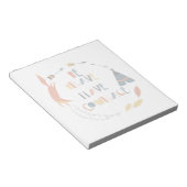 Bloc-note Soyez courageux Ayez Courage Fox (Incliné)