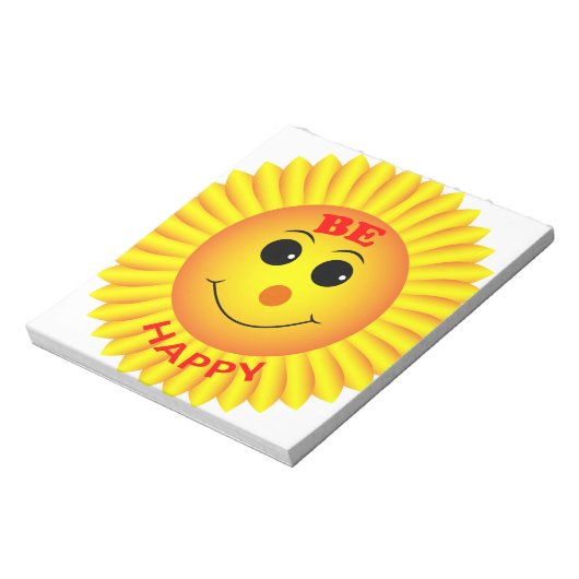 Bloc-note Soyez heureux (Tourné)