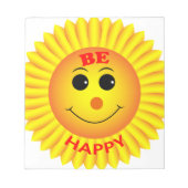 Bloc-note Soyez heureux (Devant)