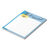 Bloc-note Soyez honnête Slate Blue Dog tient un message pers (Tourné)